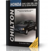 HONDA CRX, HONDA CIVIC, HONDA DEL SOL (1984-1995) poradnik napraw i obsługi - Chilton