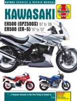 KAWASAKI EX500 (GPZ500S), KAWASAKI ER500 (ER-5) (1987-2008) - instrukcja napraw Haynes