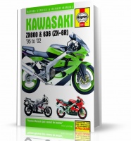 KAWASAKI ZX-6R NINJA FOURS (1995-2002) - instrukcja napraw Haynes