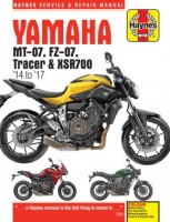 KSIĄŻKA NAPRAW YAMAHA MT-07 (FZ-07), TRACER & XSR700 2014-2017