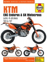 KTM EXC ENDURO & SX MOTOCROSS (2000-2007) - instrukcja napraw Haynes