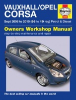 OPEL CORSA 4 (2006-2010) - instrukcja napraw Haynes