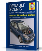RENAULT SCENIC (2003-2006) - instrukcja napraw Haynes