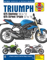 TRIUMPH 675 DAYTONA STREET TRIPLE (2006-2010) - instrukcja napraw Haynes