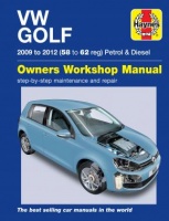 VOLKSWAGEN GOLF VI 2009-2012 instrukcja napraw Haynes