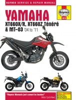 YAMAHA XT660 - YAMAHA MT-03 (2004-2011) - instrukcja napraw Haynes